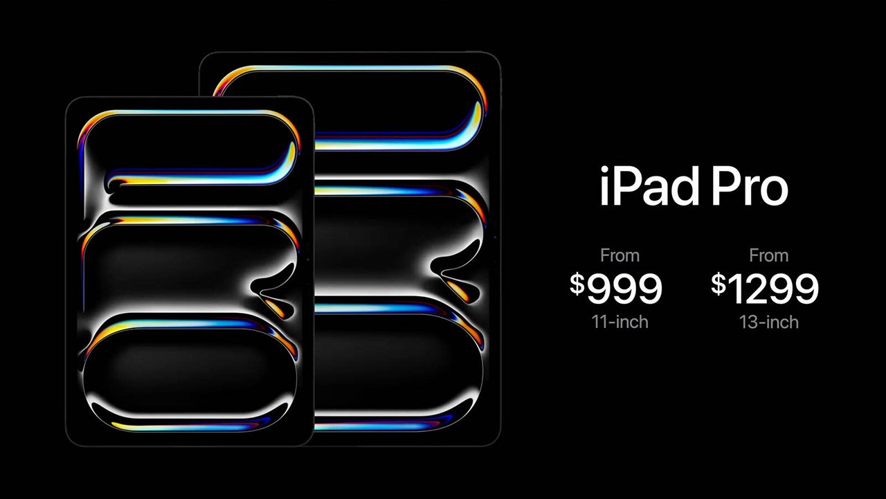Giá bán chính thức của iPad Pro M4